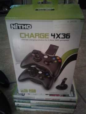 Xbox 360,Kinect,2 x Consols,Nitho Charger amp 6 Games