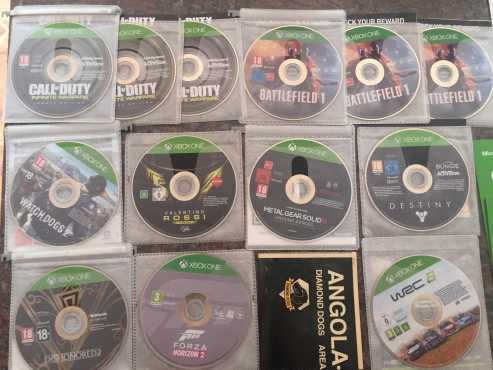 XBOX games ( No Casing ) Only the original Disc With Code.