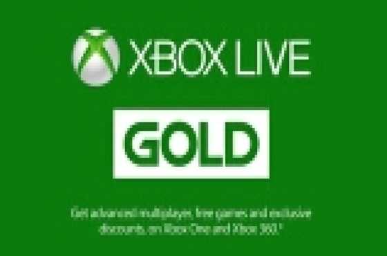Xbox Live Gold 12 plus 1 Month FREE Membership