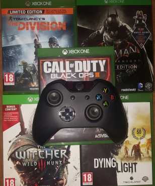 Xbox one 500GB  5 games