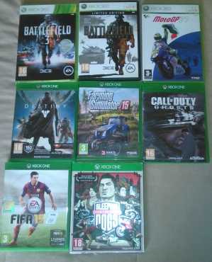 Xbox One amp 360 games