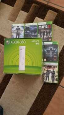 Xbox360 with 1 console and games amp 1TB external with extra games for sale