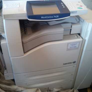 Xerox colour copier 7428 with toner cartrigdes