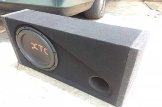 XTC 12quot subwoofer with box