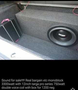 Xtc monoblock sound box new