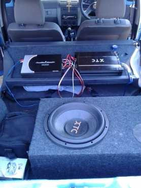 XTC subwoofer plus spec box for sale