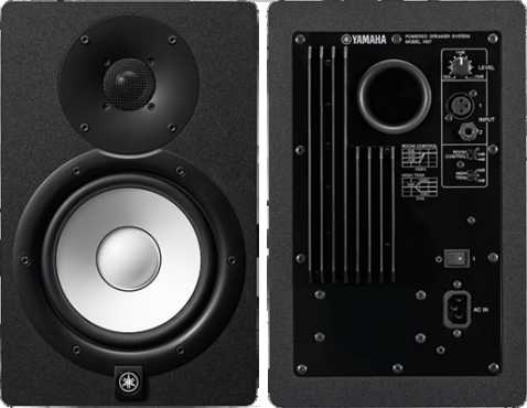 YAMAHA HS7  2-WAY 6.5quot 95W ACTIVE STUDIO MONITOR R9995.00 PER PAIR NEW