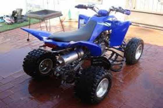 Yamaha YFM 350 Raptor spares and repairs and Pickup and delivery in Boksburg area