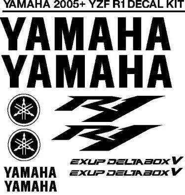 Yamaha YZF R1 graphics sticker sets decal kits