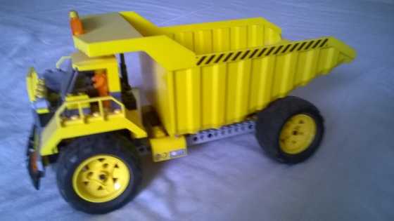 Yellow Lego Truck.