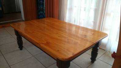 Yellow Wood Coffee Table