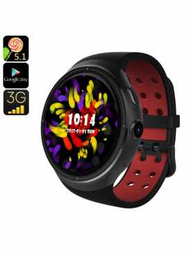 Z10 Android Smart Watch - Android 5.1, 3G SIM, Quad Core CPU, Google Play, OK Google, Bluetooth, 16G