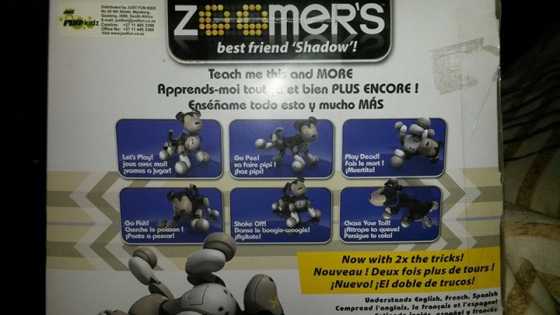 Zoomers shadow robot dog and mip robot