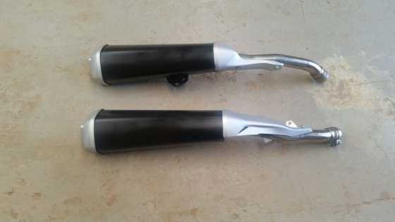 ZX14 gen2 original exhaust silencers