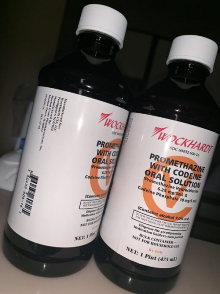 Wockhardt Promethazine With codeine Purple cough syrup