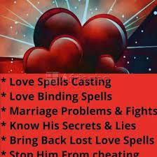 DO YOU NEED A GOOD SPELL CASTER TO HELP BRING BACK YOUR EX LOVER? Call +27760112044