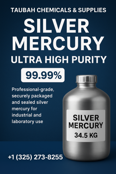 Midrand +1 (325) 273-8255 Silver Mercury – Ultra High Purity Johannesburg, Pretoria, Durban, Cape Town, Rustenburg mercury, silicon manganese, and xylene.