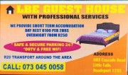 Cheap private guest house near me Roodepoort cbd LBE Guest House  Little Falls  +27730450058